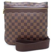 Louis Vuitton Vintage Pre-owned Canvas louis-vuitton-vskor Brown, Dam