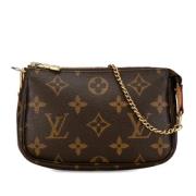 Louis Vuitton Vintage Pre-owned Canvas kuvertvskor Brown, Dam