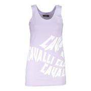 Cavalli Class Sleeveless Tops Purple, Dam