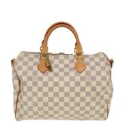 Louis Vuitton Vintage Pre-owned Canvas louis-vuitton-vskor White, Dam