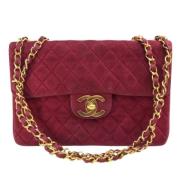 Chanel Vintage Pre-owned Mocka chanel-vskor Red, Dam