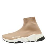 Balenciaga Vintage Pre-owned Tyg sneakers Brown, Dam