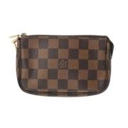 Louis Vuitton Vintage Pre-owned Tyg kuvertvskor Brown, Dam