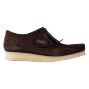 Clarks Klassiska Wallabee Moccasins i Brun Mocka Brown, Herr