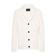 Tagliatore Vit Sweatshirt Aw24 Herrmode White, Herr