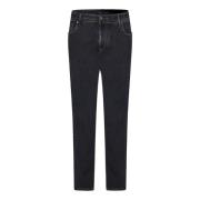 Hand Picked Svarta Slim-Fit Denim Jeans Black, Herr