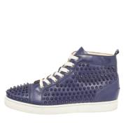 Christian Louboutin Pre-owned Pre-owned Laeder sneakers Blue, Herr