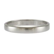 Chanel Vintage Pre-owned Platina ringar Gray, Unisex