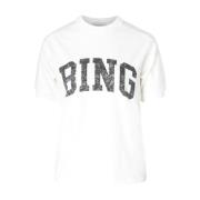 Anine Bing Ivory Tee Jaylin Style White, Dam