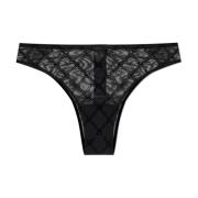 Emporio Armani Genomskinliga trosor Black, Dam