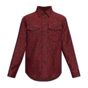 Versace Skjorta med broderat mönster Red, Herr