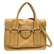 Prada Vintage Pre-owned Laeder prada-vskor Beige, Dam