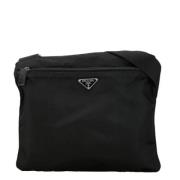 Prada Vintage Pre-owned Tyg prada-vskor Black, Dam