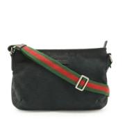 Gucci Vintage Pre-owned Canvas gucci-vskor Black, Dam