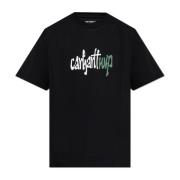 Carhartt Wip Tryckt T-shirt Black, Herr