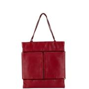 Prada Vintage Pre-owned Laeder prada-vskor Red, Dam