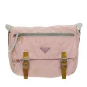 Prada Vintage Pre-owned Canvas prada-vskor Pink, Dam