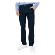 Armani Exchange Blå enfärgade chinos Blue, Herr