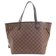 Louis Vuitton Vintage Pre-owned Tyg axelremsvskor Brown, Dam