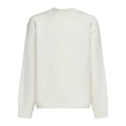 Jacquemus Beige Crew Neck Sweater Beige, Herr