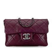 Chanel Vintage Pre-owned Laeder chanel-vskor Purple, Dam