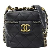 Chanel Vintage Pre-owned Laeder chanel-vskor Black, Dam