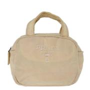 Prada Vintage Pre-owned Tyg prada-vskor Beige, Dam