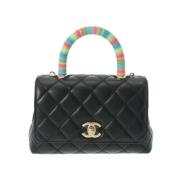 Chanel Vintage Pre-owned Laeder handvskor Black, Dam