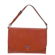 Prada Vintage Pre-owned Vinyl prada-vskor Orange, Dam