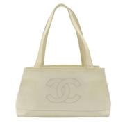 Chanel Vintage Pre-owned Laeder chanel-vskor White, Dam