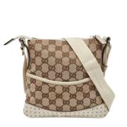 Gucci Vintage Pre-owned Canvas gucci-vskor Beige, Dam