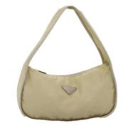 Prada Vintage Pre-owned Tyg prada-vskor Beige, Dam