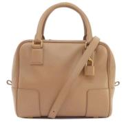 Celine Vintage Pre-owned Laeder handvskor Brown, Dam