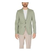 Antony Morato Grön Blazer Med Knäppning Green, Herr