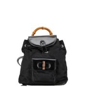 Gucci Vintage Pre-owned Tyg axelremsvskor Black, Dam