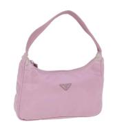 Prada Vintage Pre-owned Tyg kuvertvskor Pink, Dam