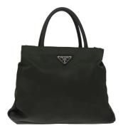 Prada Vintage Pre-owned Tyg prada-vskor Green, Dam