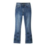 Desigual Blå Dragkedja Knapp Jeans Dam Blue, Dam