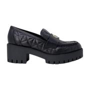 Guess Svarta Läder Slip-On Skor Kvinnor Black, Dam