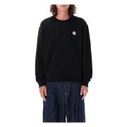 Kenzo Svart Stickat Aw24 Crewneck Tröja Black, Herr