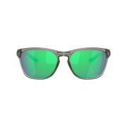 Oakley Genomskinliga fyrkantiga solglasögon Prizm linser Gray, Unisex