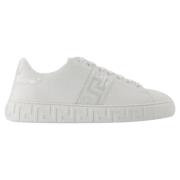 Versace Bomull sneakers White, Dam