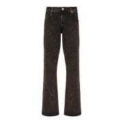 Balmain Lös Denimbyxor Black, Herr