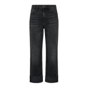 MOS Mosh Galleon Boyfriend Jeans Svart Black, Dam