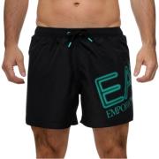 Emporio Armani EA7 Sportiga Badshorts Black, Herr