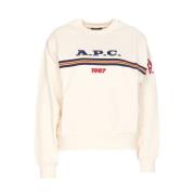 A.p.c. Maxine Sweatshirt för Kvinnor Beige, Dam