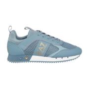 Emporio Armani EA7 Stiliga herrsneakers Blue, Herr