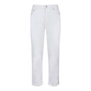 Michael Kors Vita Low Rise Jeans White, Dam