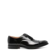 Church's Svart Läder Kalvskinn Loafer Sula Black, Herr