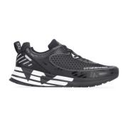 Emporio Armani EA7 Stiliga Sneakers för vardagsbruk Black, Herr